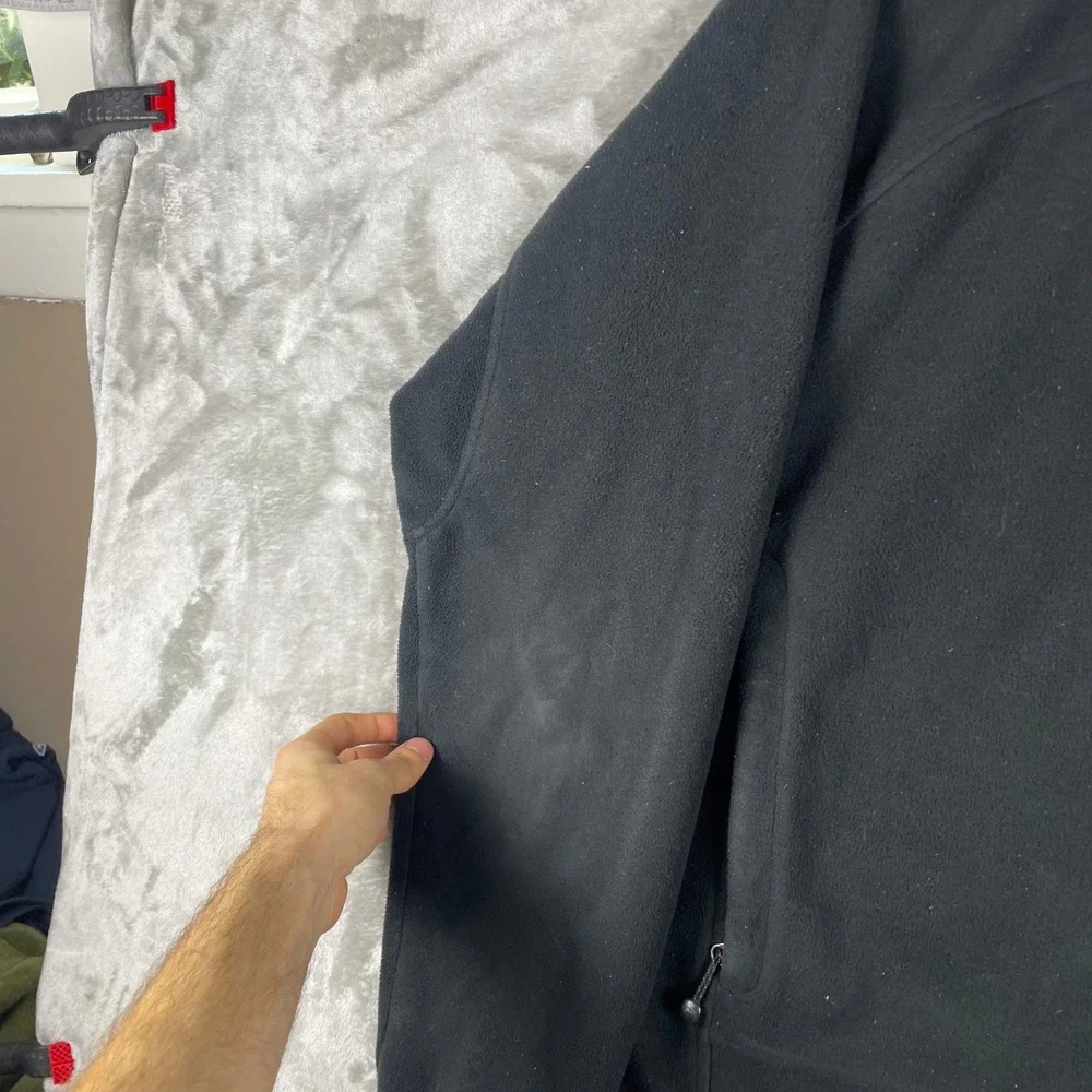 The North Face Windwall Fleece Jacket Mens XL Black Full Zip Fall 2007